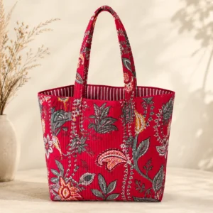 Hand-block Printed tote bags
